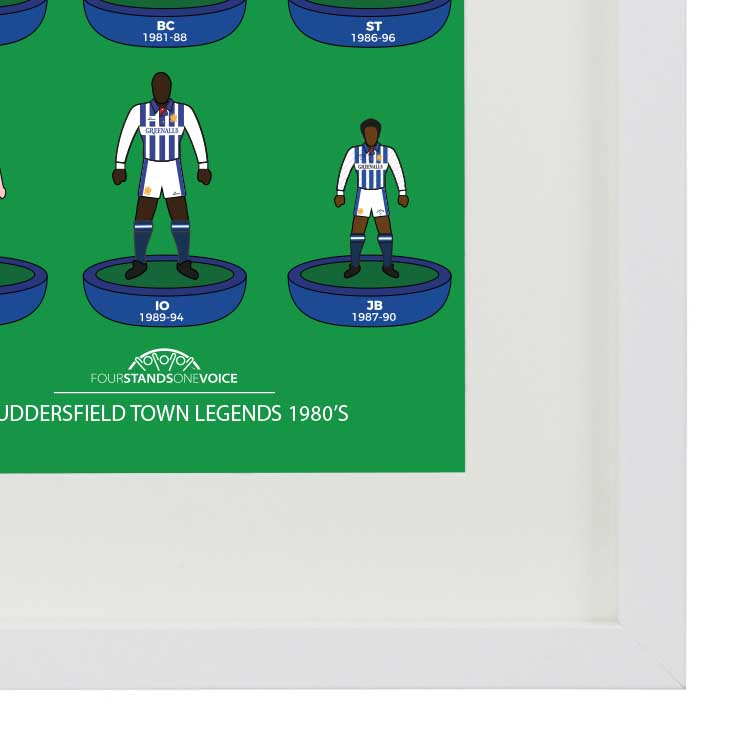 Huddersfield Town 80s Legends Gift Picture Frame.
